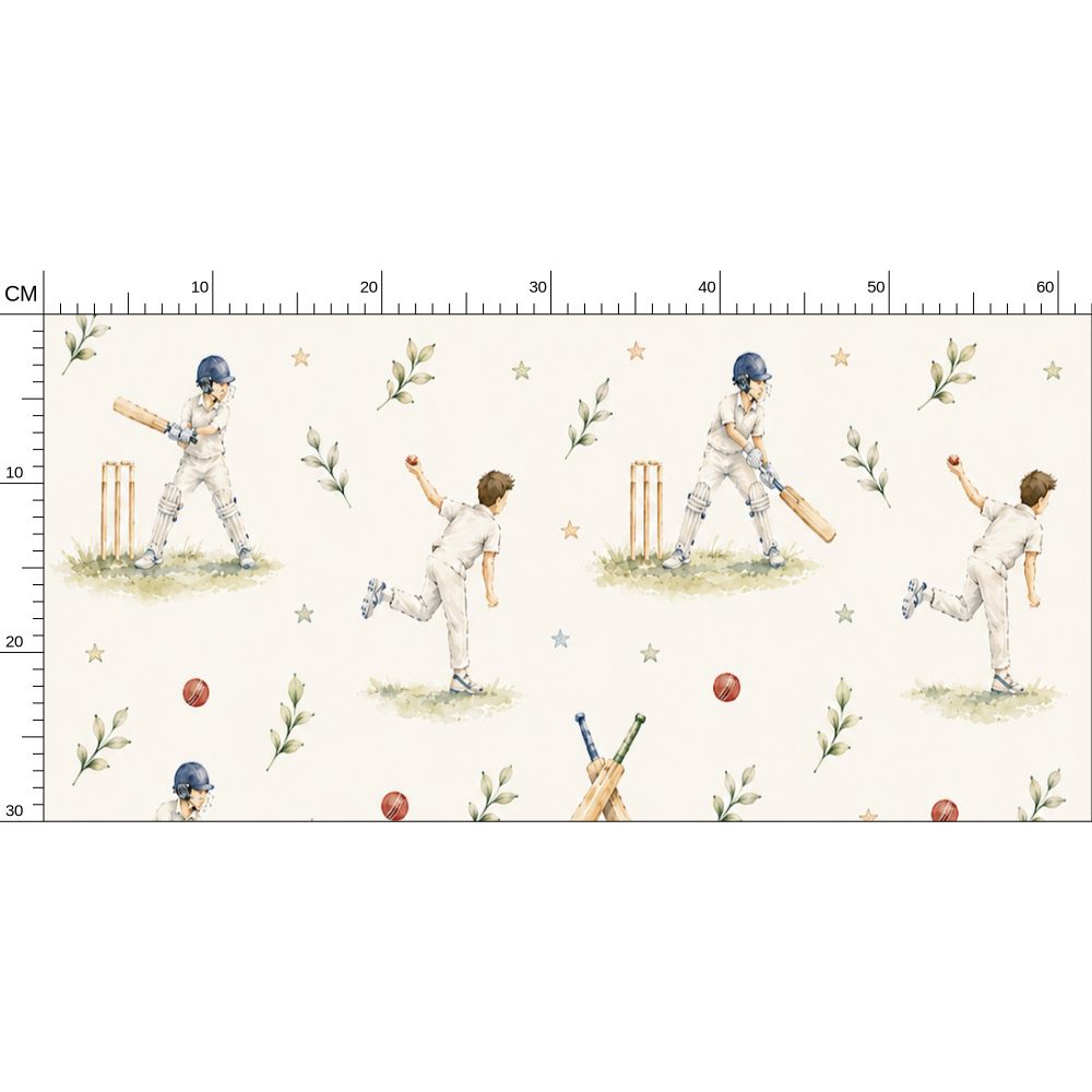 Little wickets - children’s wallpaper