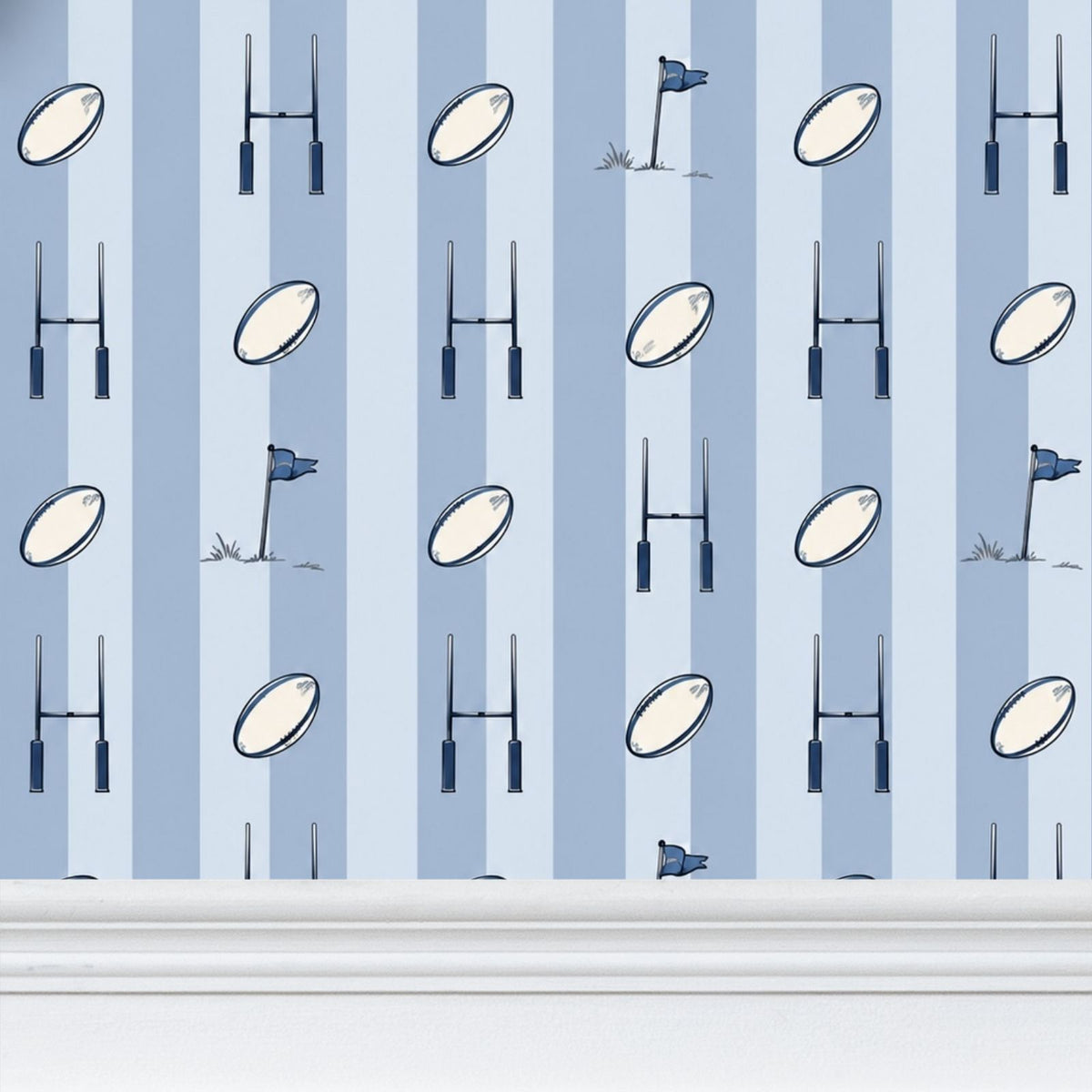 Game day south - children’s wallpaper