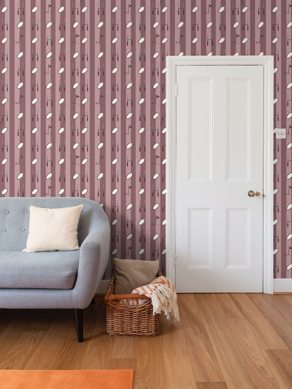 Game day Q - children’s wallpaper