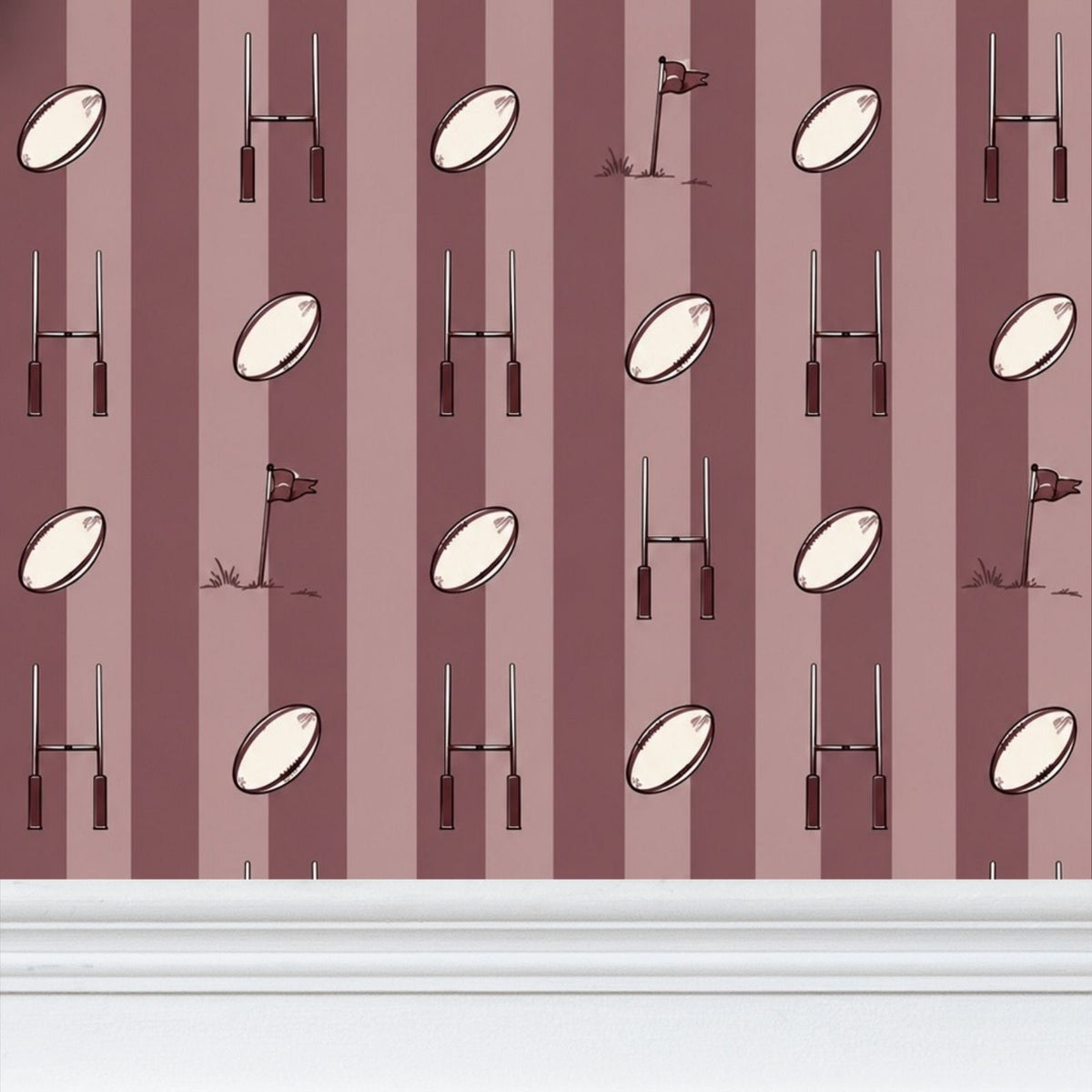 Game day Q - children’s wallpaper