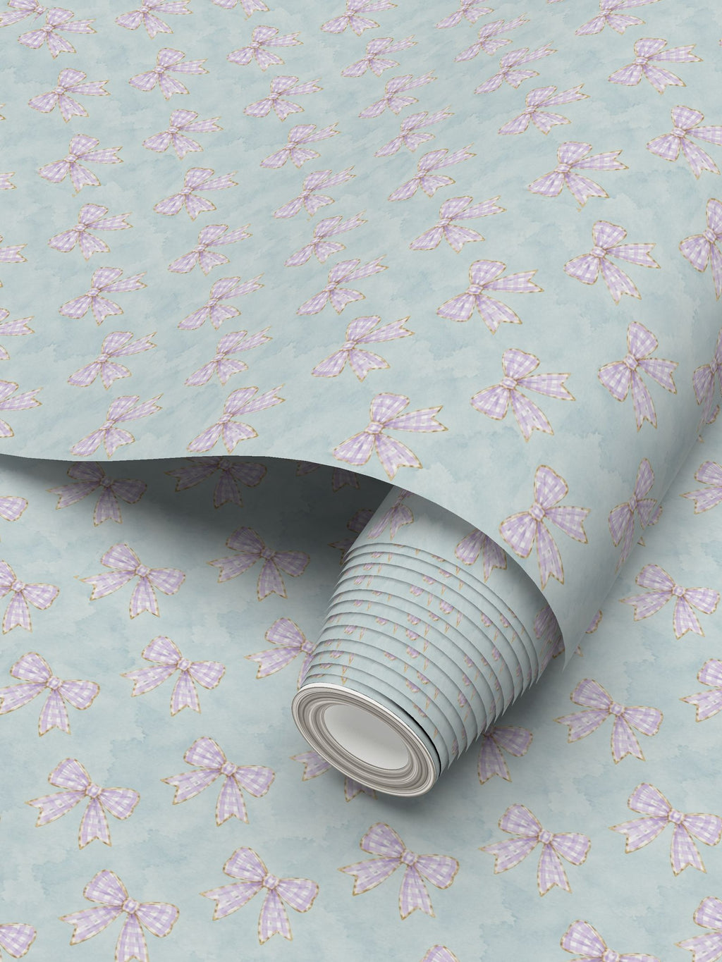 The lavender ribbon - children’s wallpaper
