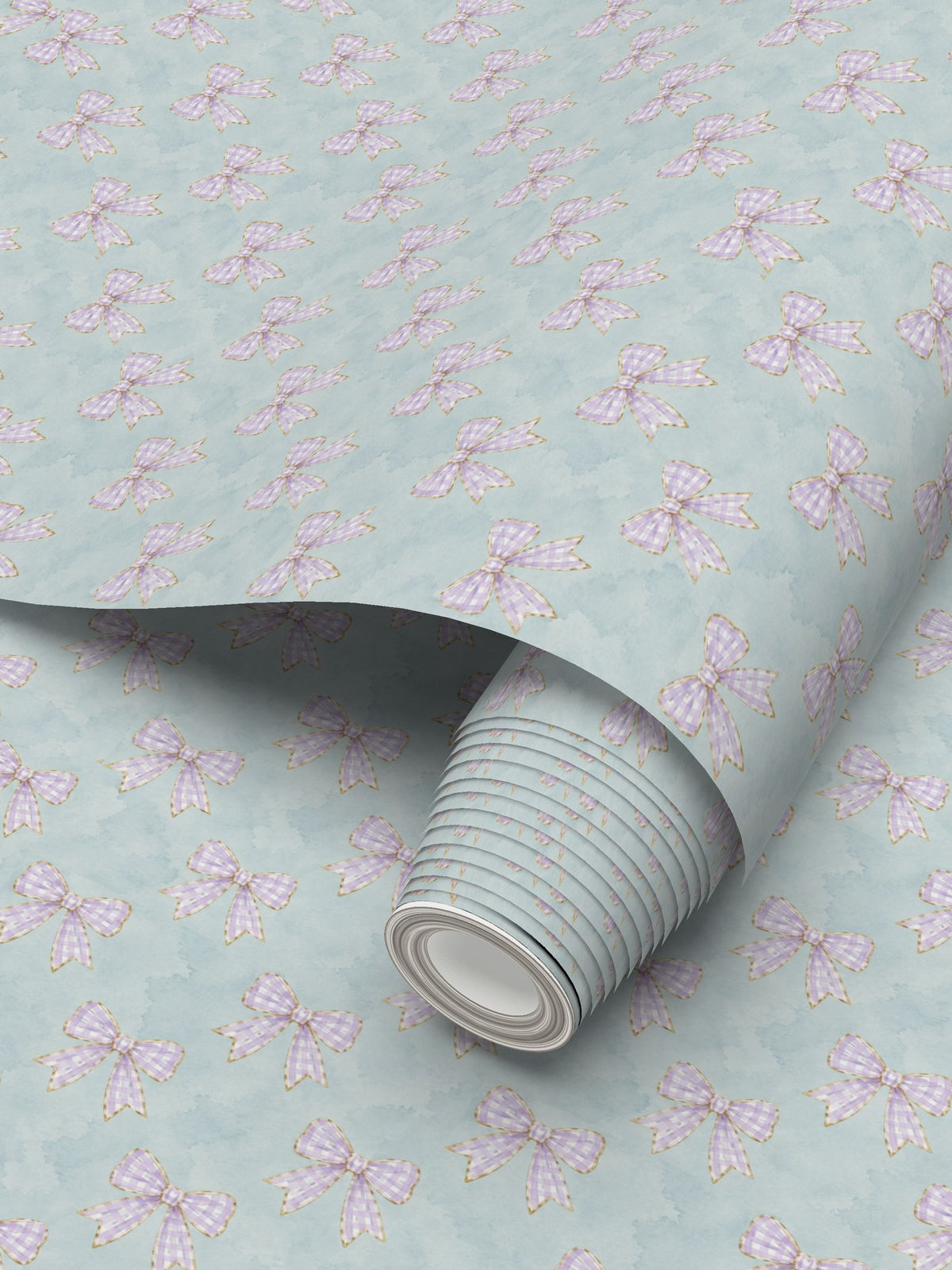 The lavender ribbon - children’s wallpaper