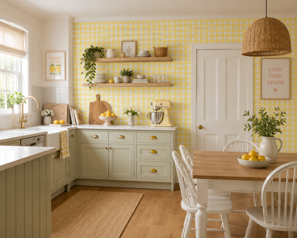Lemon gingham