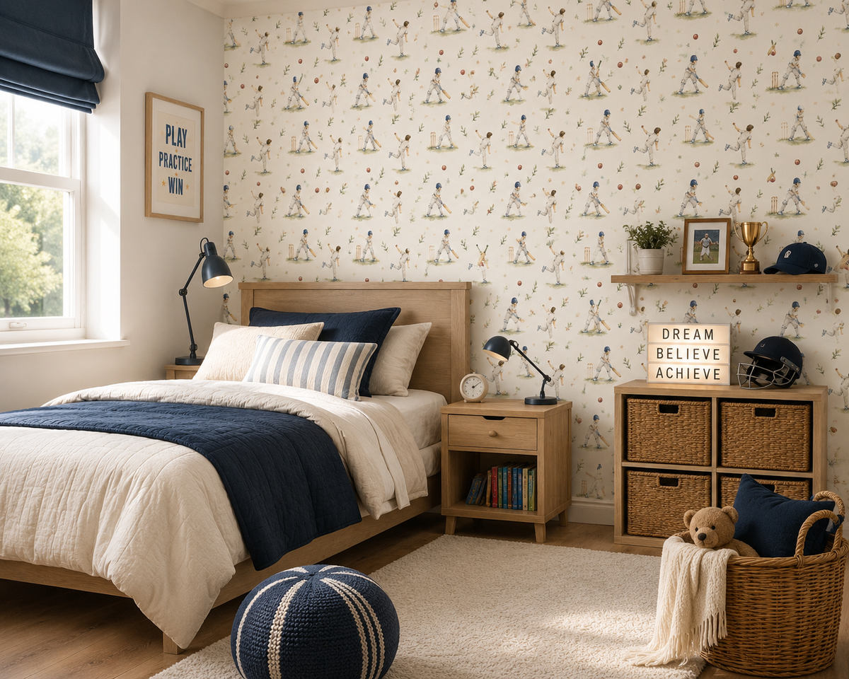 Little wickets - children’s wallpaper